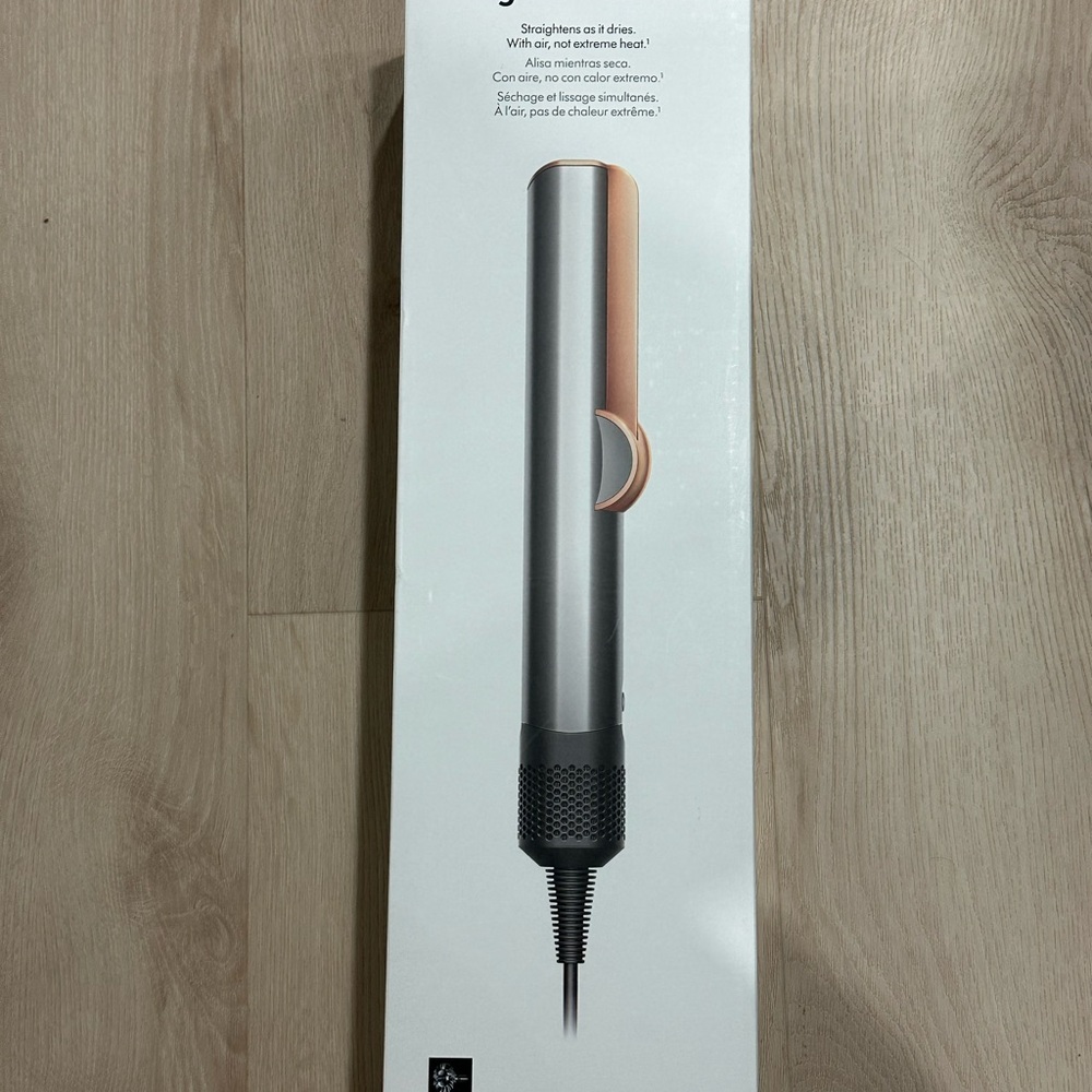 Dyson Airstrait Silver and Copper Hair Styling Tool